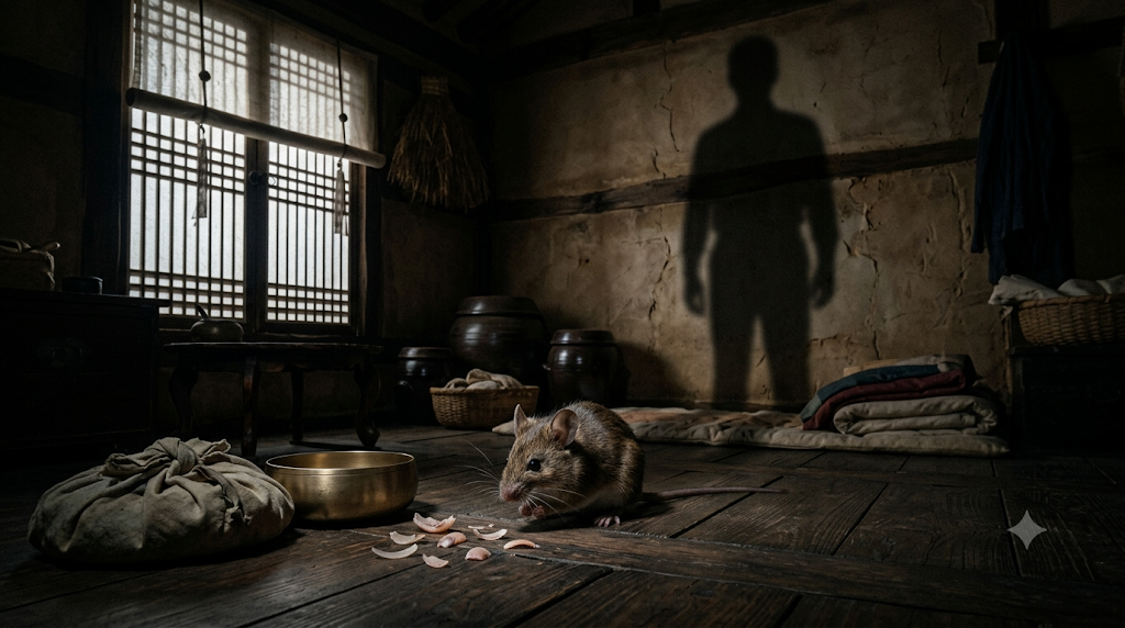 Korean folklore about a rat eating fingernails and becoming human