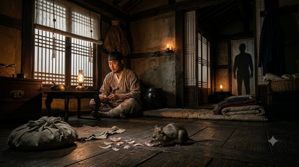 Traditional Korean folktale about a mouse stealing a person's identity