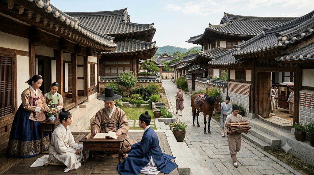 Yangban high society and social hierarchy in Joseon Korea